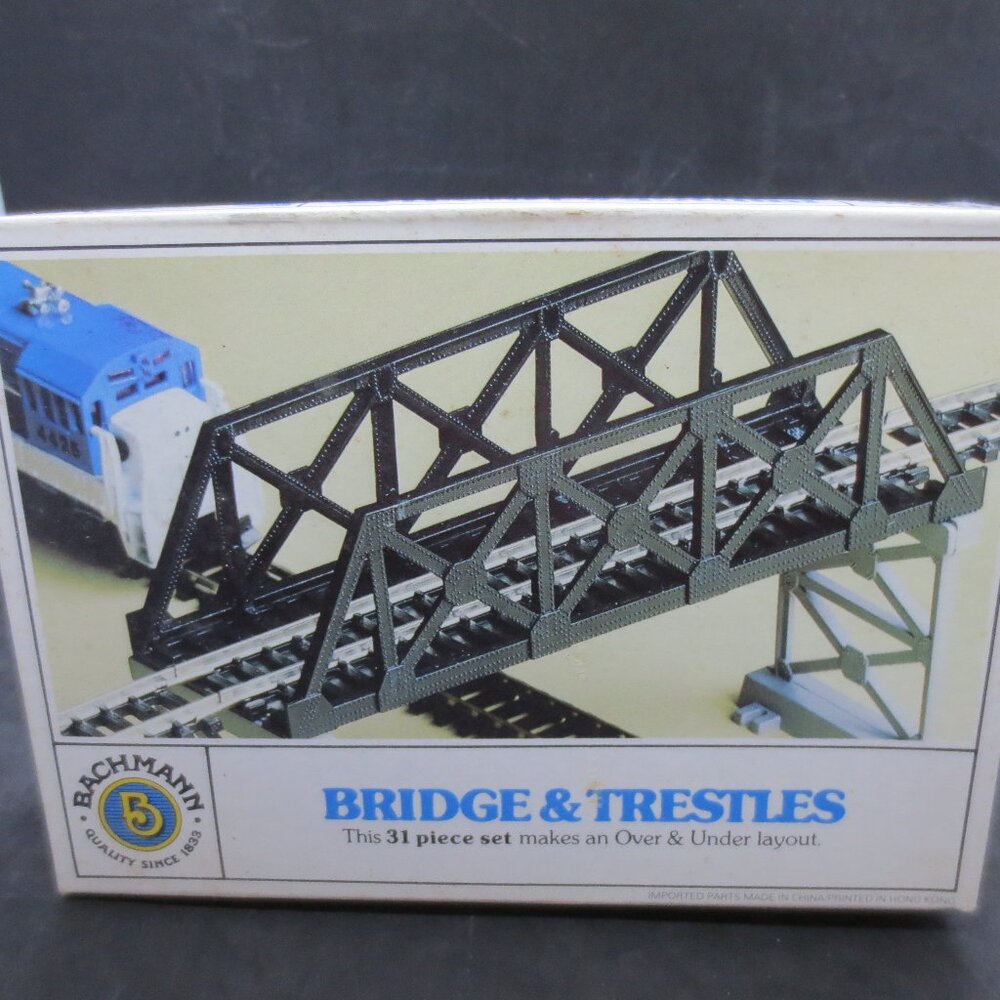 Bachmann Bridge & Trestles 31 Piece Set #46723 N SCALE - New in Box